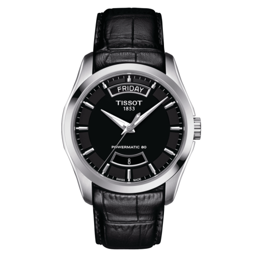 Tissot Couturier Powermatic 80 39 Stainless Steel / Black / Strap